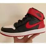 代購AIR JORDAN1 HIGH FLYEASE“GYM RED”黑紅 拉鍊 魔鬼氈CQ3835-001