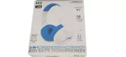 Altec Lansing 2 In 1 Active Noise Cancelling Kid Safe Headphones Blue