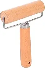 Zerodeko Gourmet Wooden Rolling Pin Compact Dough Roller with Handles for for Noodles Cookies Dumplings and Kitchens Easy to Clean