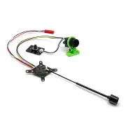 EWRF 5.8G 500mW 7-12V Power FPV Transmitter Kits Support TBS Analog 1200TVL AIO 135° Camera VTX wih IPEX1 Antenna for RC