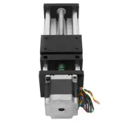 Linear Guide Rail Slide Stage Actuator Ball Screw Motion Table 23 Motor New