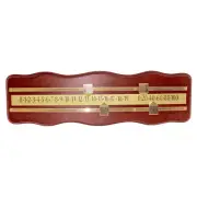 Pool Billiard Table Snooker Scoreboard Redwood and Brass Mother's Day Sale