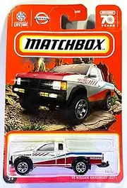 Matchbox - Nissan HARDBODY (D21) '95 - White/Red - Matchbox 70 Years - 2023 - Mint/NrMint Ships Bubble Wrapped in a Sized Box