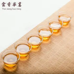 玻璃杯 創意飄逸品茗杯 辦公茶水杯 透明小杯子 花草泡茶茶杯特價