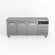 AG Equipment AG Three Door Commercial Worktop / Under Bench Fridge 600mm Depth - Under Bench Fridges (AG-SLX3100TN)