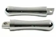 Chrome Contour End Footpeg Set for Harley Davidson by V-Twin