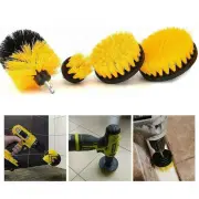 4pc Set Cleaning Drill Brush Kit Carpet Tile Power Scrubber Cleaner Attachment