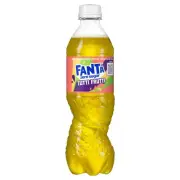 FANTA TUTTI FRUTTI Flavor Zero Sugar Sparkling Soft Drink Lemonade Bottle 500ml