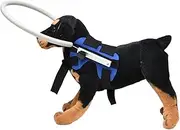 Blind Pet Anti-Collision Collar Ring Dog Safe Harness Guide Training Behavior Aids for Blind Dog Guiding Prevent Collision