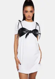 Fool Me Once T-Shirt Dress