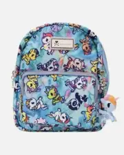 Tokidoki Light Blue Watercolor Paradise Mini Backpack- NWT - With Charm