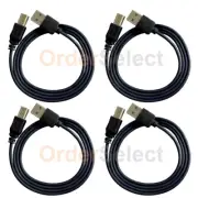 4X 3ft USB2.0 A Male to B Male Printer Scanner Cable Cord HOT! (U2A1-B1-03BLK)