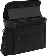 Bike Handlebar Bag, Oxford Cloth Bicycle Storage Bag, with Foldable TOP Screen Phone Holder, 3L Large Capacity, Phone Gloves Wallet, Bike Pouch Accessories, for Outdoor Cycling Hiking Travel