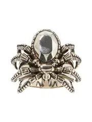 Alexander Mcqueen Antique Silver Spider Ring