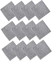 BIUDECO 12Pcs Microfiber Dish Cloths Absorbent Kitchen Wipes and Soft Hand Towels for Effortless Cleaning and Quick Drying for Housework and Dishwashing