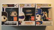 NEW!!! Funko 3 Pop Bundle Dustin, Soldier:76, & Cap’N Crunch Limited Editions