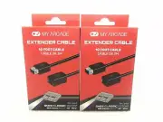 2 10ft My Arcade Gamepad Extender Cable Nintendo SNES NES Classic Edition Wii U