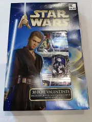 2002 Star Wars Valentines 1 SEALED Paper Magic 30 Foil Attack of the Clones