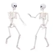 2Pack Skeletons Decorations,3FtLife Size Skeleton Posable Skeleton with