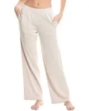 NWT Barefoot Dreams SAND DUNE Beige Sunbleached Seamed KNIT Pants Women's XL