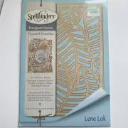 Spellbinders Designer Series TROPICAL PARADISE BANANA LEAF Card Front NEW