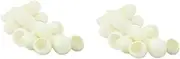 IWOWHERO 2sets Silk Balls for Facial Skin Scrub Natural Beauty Cleaner Exfoliator Blackheads Removal 200pcs*2