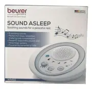 Beurer Sound Asleep White Noise Sleep Machine WN50 - Plays 6 Soothing Sounds