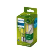 Philips A60 E27 LED 840Lm Clear 4W Ultra Efficient Globe