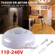 Outdoor 110-240V Infrared PIR Motion Sensor Detector Wall Light Switch 360°