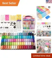 Non-Sticky Oven Bake Modeling Clay with 85 Colors and Sculpting Tools for Kids