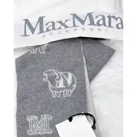 在飛比找蝦皮購物優惠-【全新】Max Mara's 雙色羊毛圍巾Jacquard 
