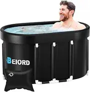 Oval Ice Bath Tub for Athletes，Multiple Layered Portable Outdoor Oval Plunge Tub for Recovery，Cold Plunge Tub Outdoor for Athletes，Cold Bath Plunge Tub Gym - 102 Gal Capacity