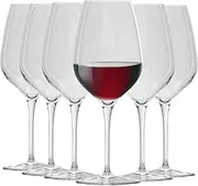 [Bormioli Rocco] InAlto TRE Sensi Collection Set of 6 Premium 18.5 Oz Wine Glasses, Made from Crystal Clear Star Glass, Made in Italy.…