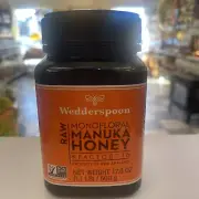 Wedderspoon 100% Raw Manuka Honey KFactor 16 New Zealand 17.6 oz 500g