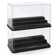 Figure Display Box, Stackable Dustproof Building Display Box for Action6818