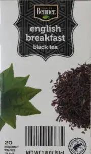 English Breakfast Black Tea - 20 Individually Wrapped Tea Bags