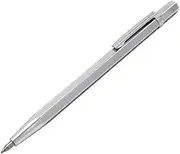 loutlo Tilelux Cutter Pen, Ceramic Tile Cutter Pen, Portable Ceramic Pointed Tile Cutter Pen, Metal Plate Glass Marker Lettering Pen, Hard-Pointed Pen-Shaped Stylus (Silver)
