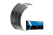 12V 100Ah Blade Lithium Battery + VoltX 100W Solar Panel Flexible