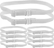 [NUOBESTY] 10pcs Strap Bow Tie Adjustable Band Elastic Strap Pre-Tied Bowknot Strap Accessories For Dressup Strap Bow-Knot Band