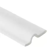 Window Weather Stripping Door Seal Strip, 5 Meters(16.4 Ft) Long (White)