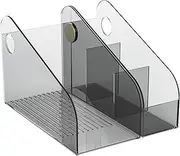 File Folder Organizer - Document Holder Rack - Vertical Rack, Desk Accessories For Document Organization And Storage