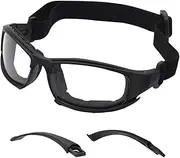 Dickly Lightweight Sports Glasses, Women Men Goggles Eyewear Bike Glasses Windproof for Cycling Outdoor Hiking Football Equipment, Clear