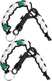 Totority 1pair Golf Bead Counting for Beginners Accurate Score Tracker User-Friendly Bead Chain Design Portable Key Chain Accessory