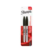 Sharpie Fine Point Permanent Marker Black - Pack of 2