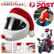 Christmas Helmet Cover Santa Claus Hat Motorcycle Motorbike Headwear Case Xmas