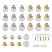 1 Box DIY Dangle Earring Making With Earring Hooks & Jump Rings & Beads Pendants