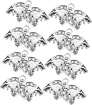 [TEMPNAP] Diy Jewelry Charms 20pcs Western Cowboy Horseshoe Keychain Pendant for Necklace Bracelet