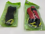 2 PACKS OF 2 Vizari Genuine Soccer Shin Guard Size XS Malaga Red 70097 EL0343