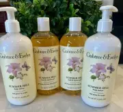 Crabtree & Evelyn Summer Hill Hydrating Body Lotion(2) & Shower Gel(2)~ LOT Of 4