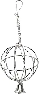 Small Animals Rabbit Guinea Pig Hanging Fruit Grass Hay Treat Ball with Bell
